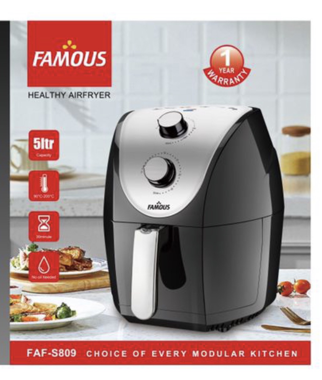 Famous Air Fryer Litre With Removable Basket Daraz Np