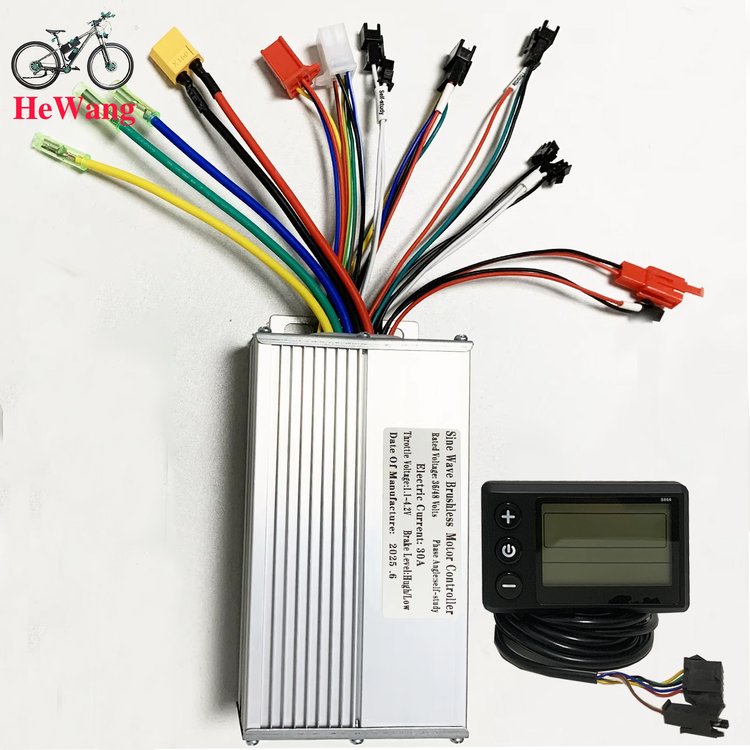 Ebike Kit 48V/60V 500W Electric Bike Controller With LCD Display - Set ...
