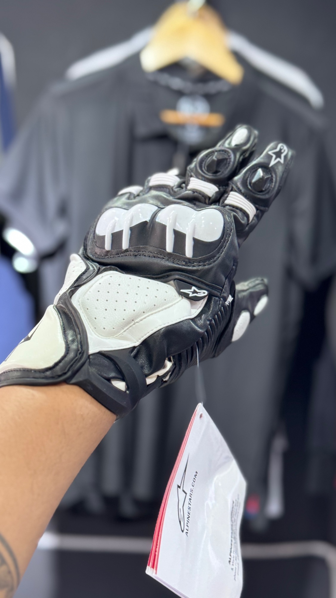 Alpinestar s1 Gloves White/Black