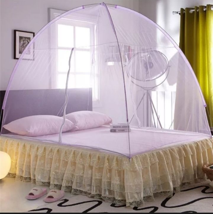 Double Size Bed Portable Folding Mosquito Net Protect From. Mosquito Mleriya And Dengue Tent Free Stand ( 180 * 200 Cm ) By Rc-1390