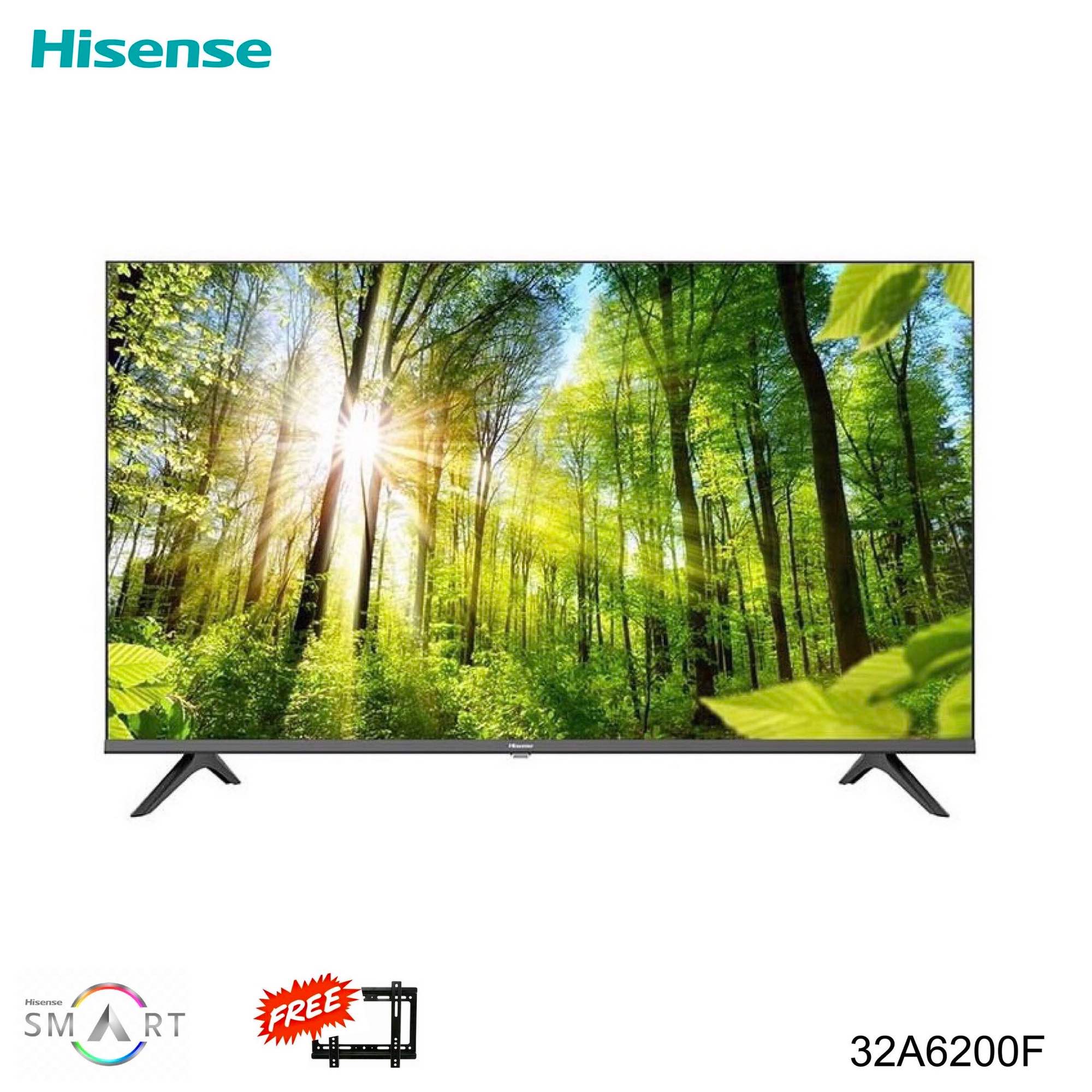 HISENSE 32A6200F 32" Android Smart Tv With Bazel Less Design