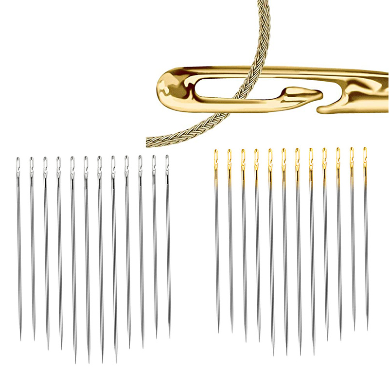 24Pcs/set Self Threading Sewing Needles Hand Sewing Embroidery Needles ...