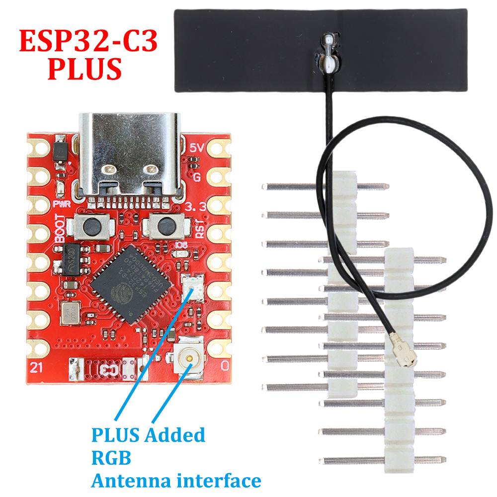 TENSTAR ESP32 C3 SuperMini Development Board ESP32-C3 WiFi Bluetooth ...