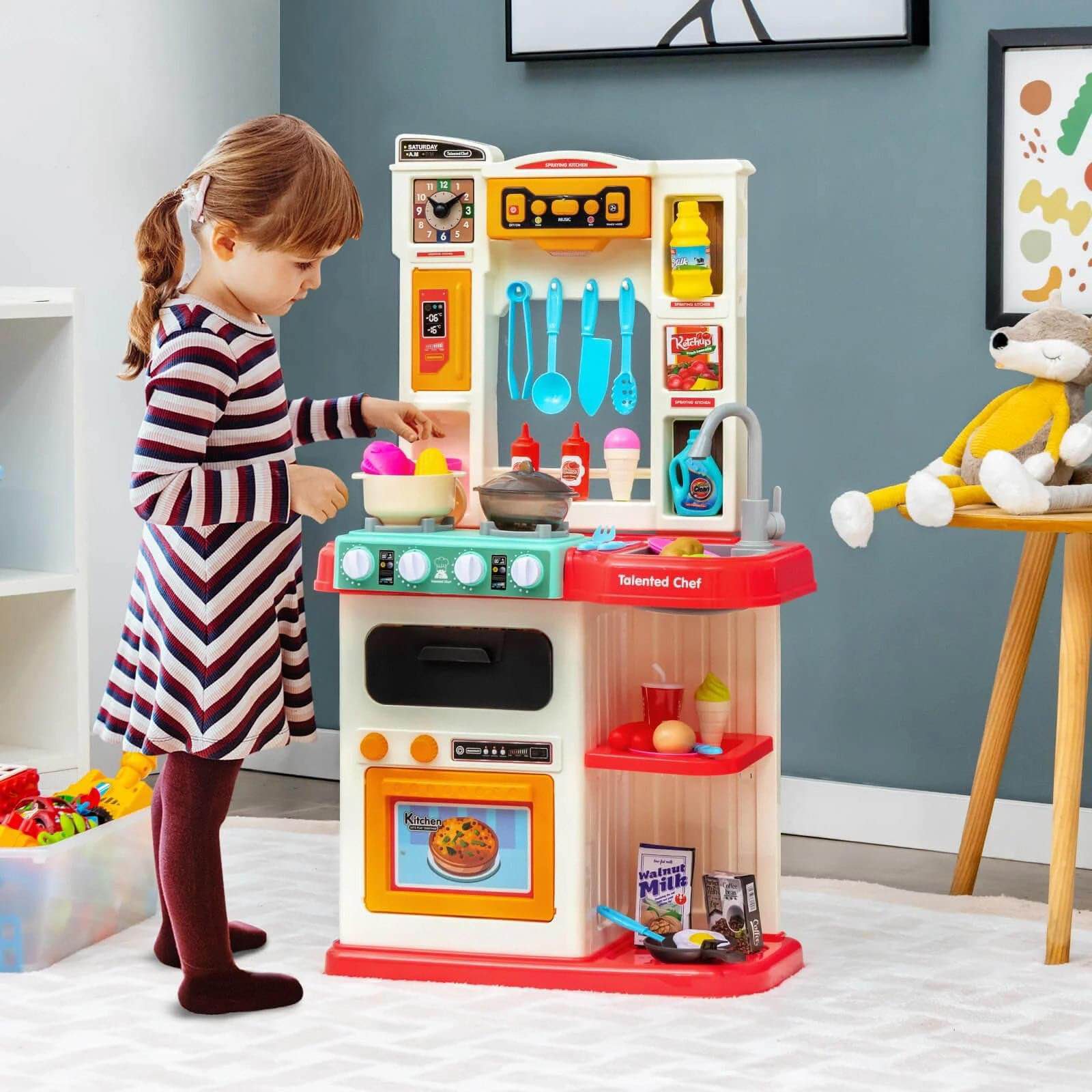 KidsSansar - Kids Playing Modern Kitchen Set | Daraz.com.np