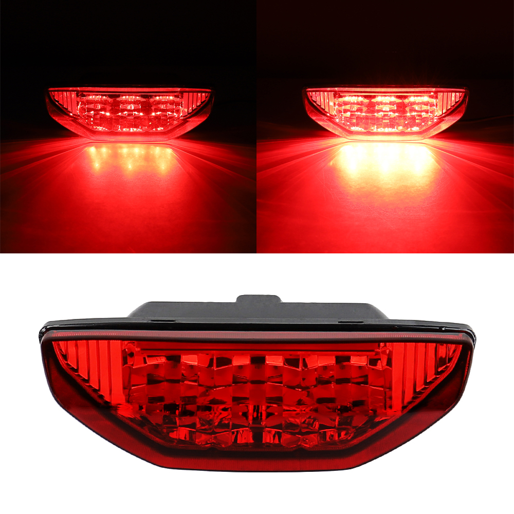 Red Brake Lamp Tail Light For Honda TRX 250 300 400EX TRX400X 500 700 2006-2014
