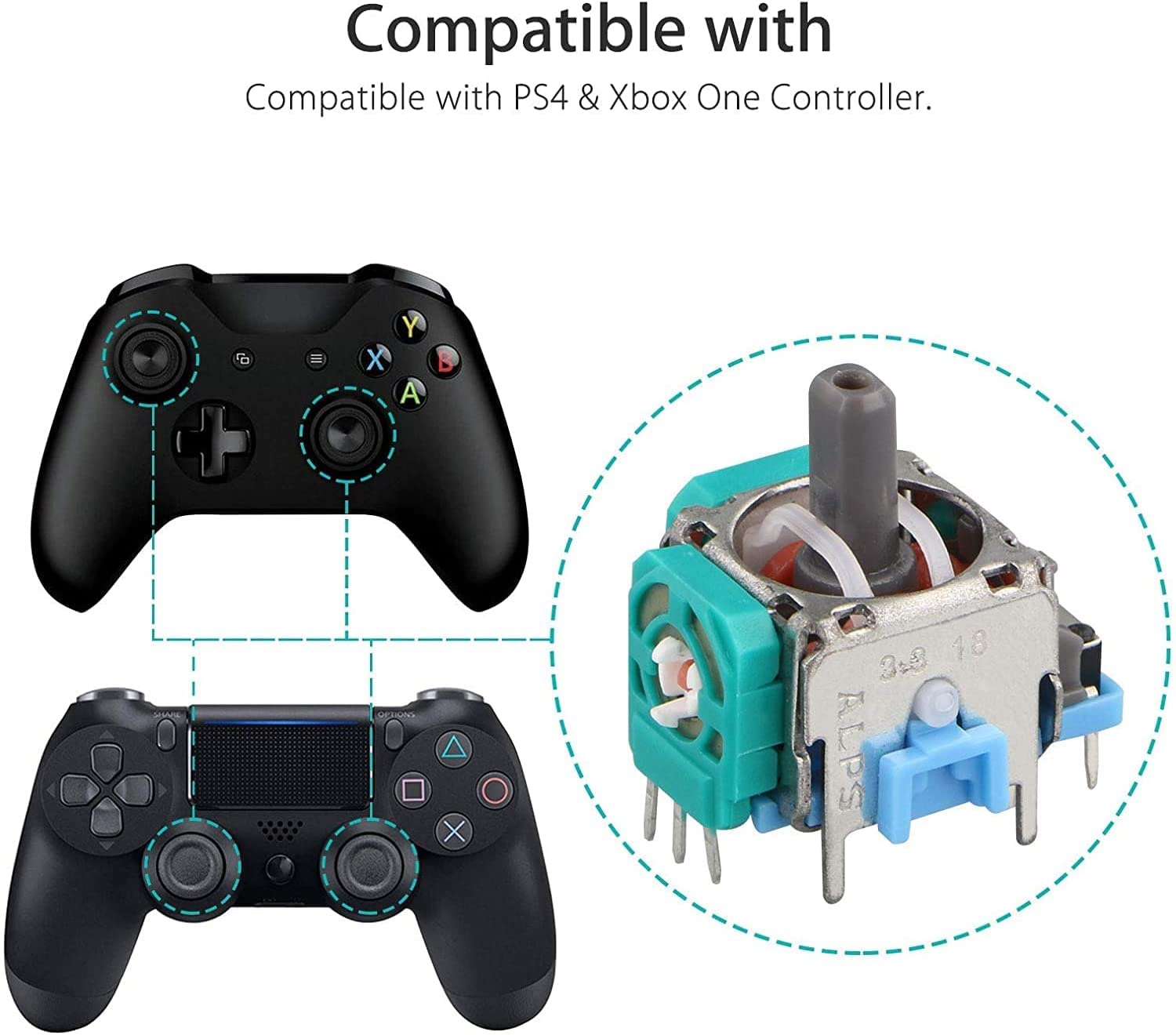 5 Ersatz-Joysticks Für Controller – Einfach Zu Wechseln