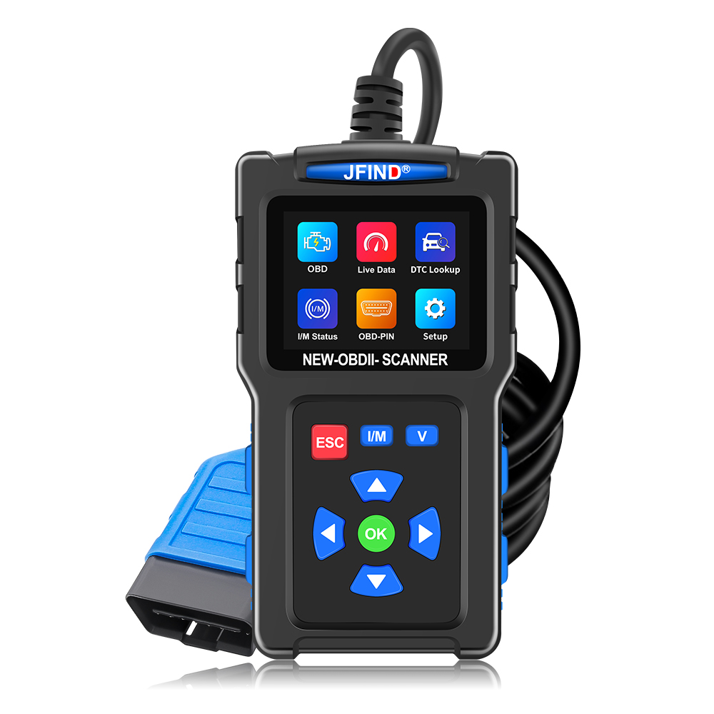 O2 Pt2 Reader 2025 Newest OBD2 Scanner Code Reader JFIND JF700 OBDII Auto Diagnostic ...