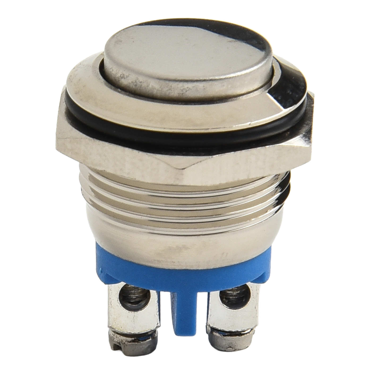 12V 16mm Metal Waterproof Push Button Momentary NO Switch Start Brass ...