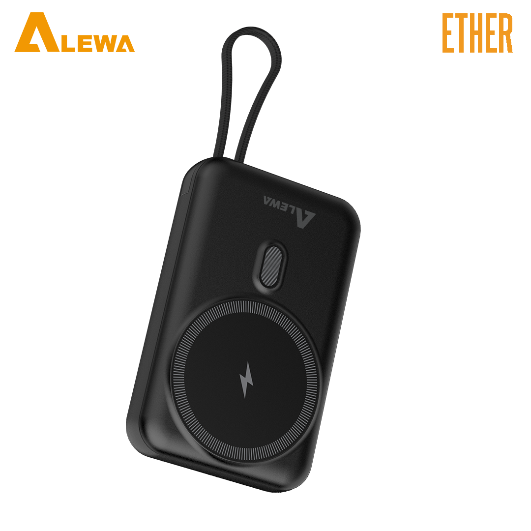 ALEWA ETHER WIRELESS 10000mAh POWER BANK | Rapid 2x Recharge | Charge Four Devices at Once