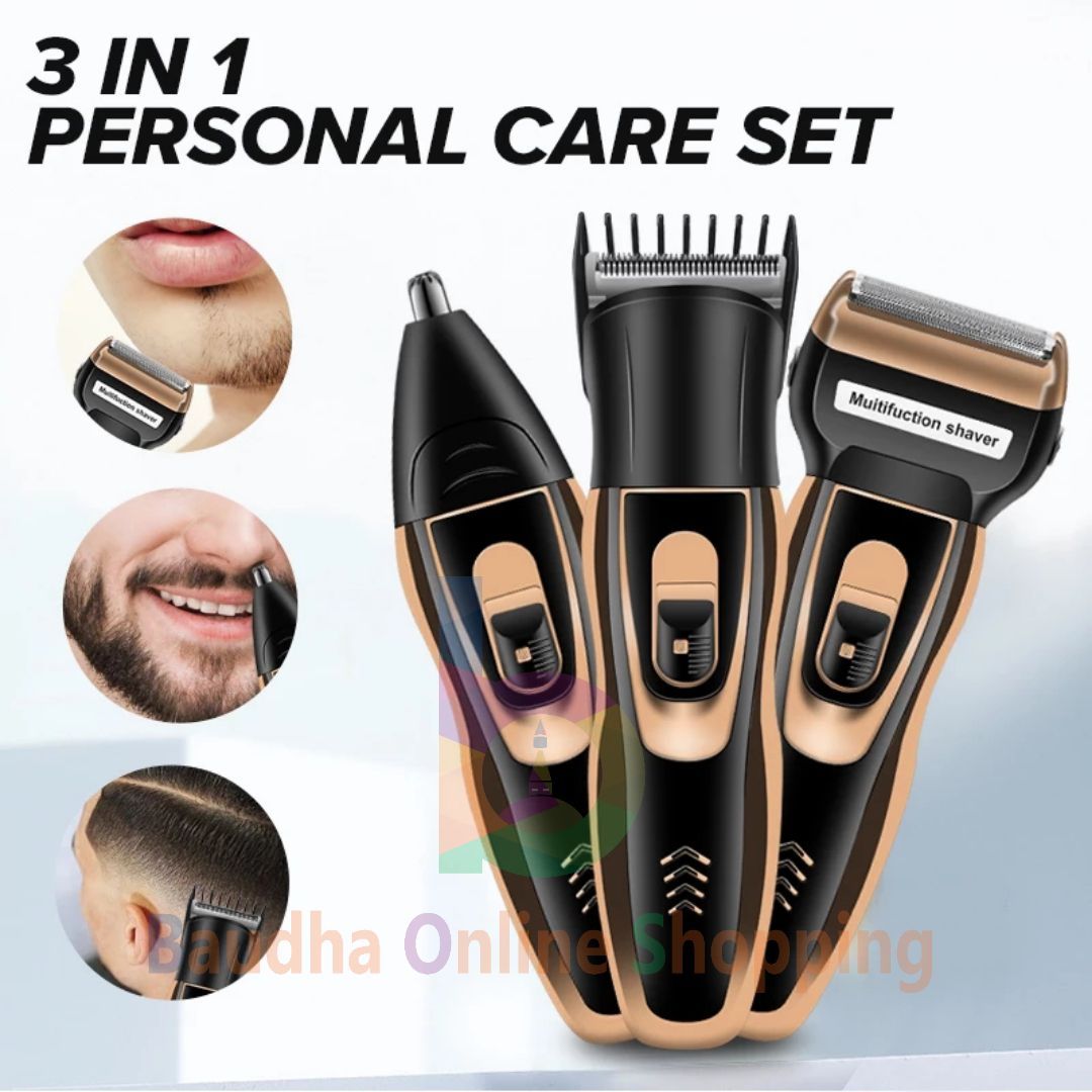 Gemei Gm-595 Waterproof 3 In 1 Hair Clipper And Trimmer: Buy Online at Best  Prices in Nepal 