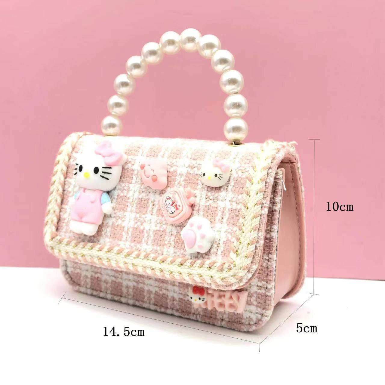 Sanrio Hello Kitty Kuromi Melody Pink Hobo Underarm Bag Women's Small  Handbag Sweet Shoulder Bag For Girlfriend Birthday Girls - Walmart.com