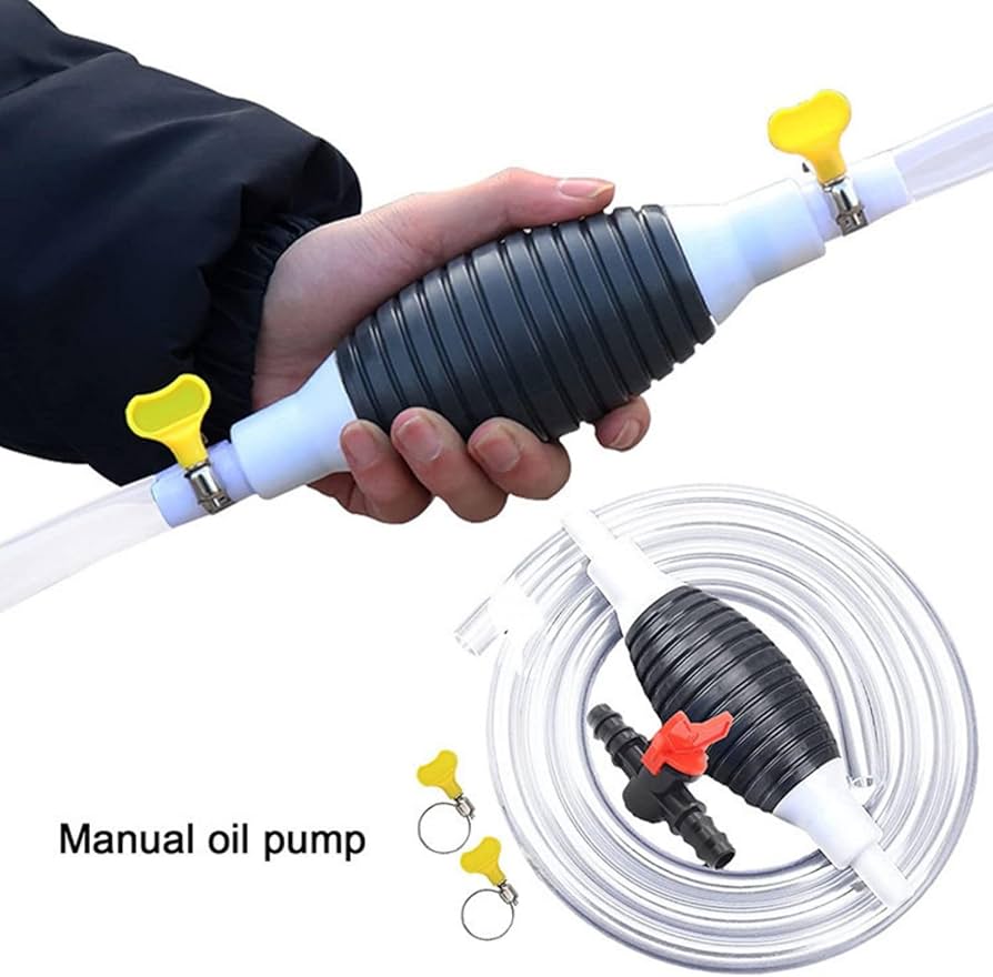 3M Multi-Purpose Liquid Transfer Pump | Manual Siphon for Fuel, Oil, Water