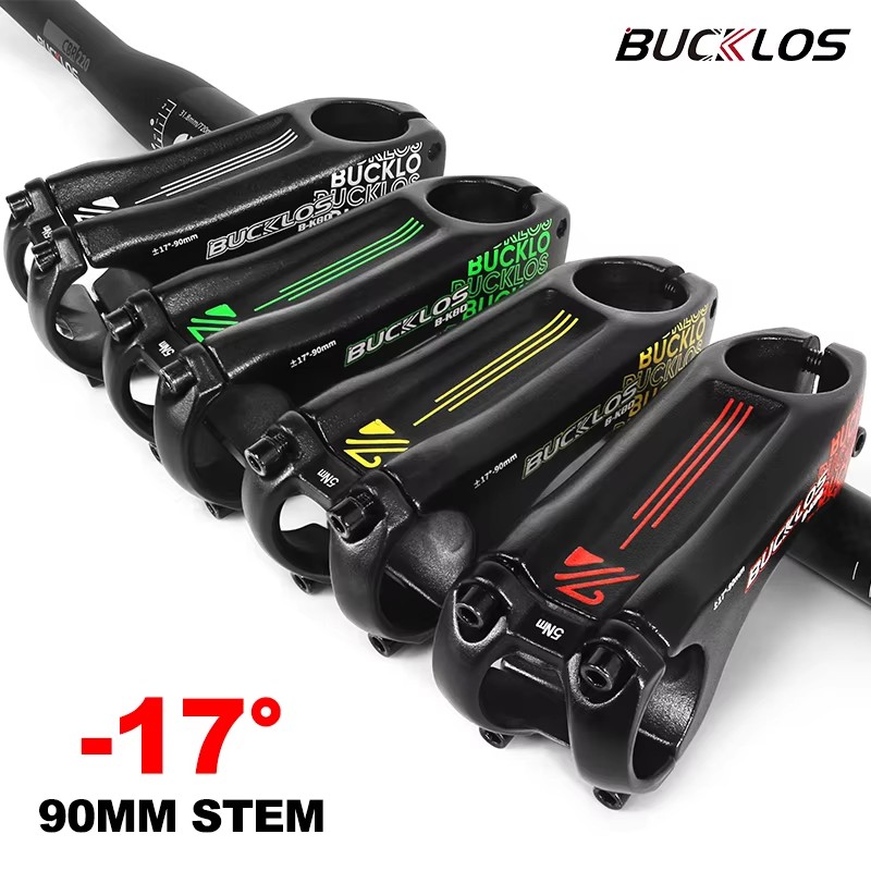 Bucklos 90mm 17 Degree Stem BUCKLOS 17 Degree Bike Stem 90MM