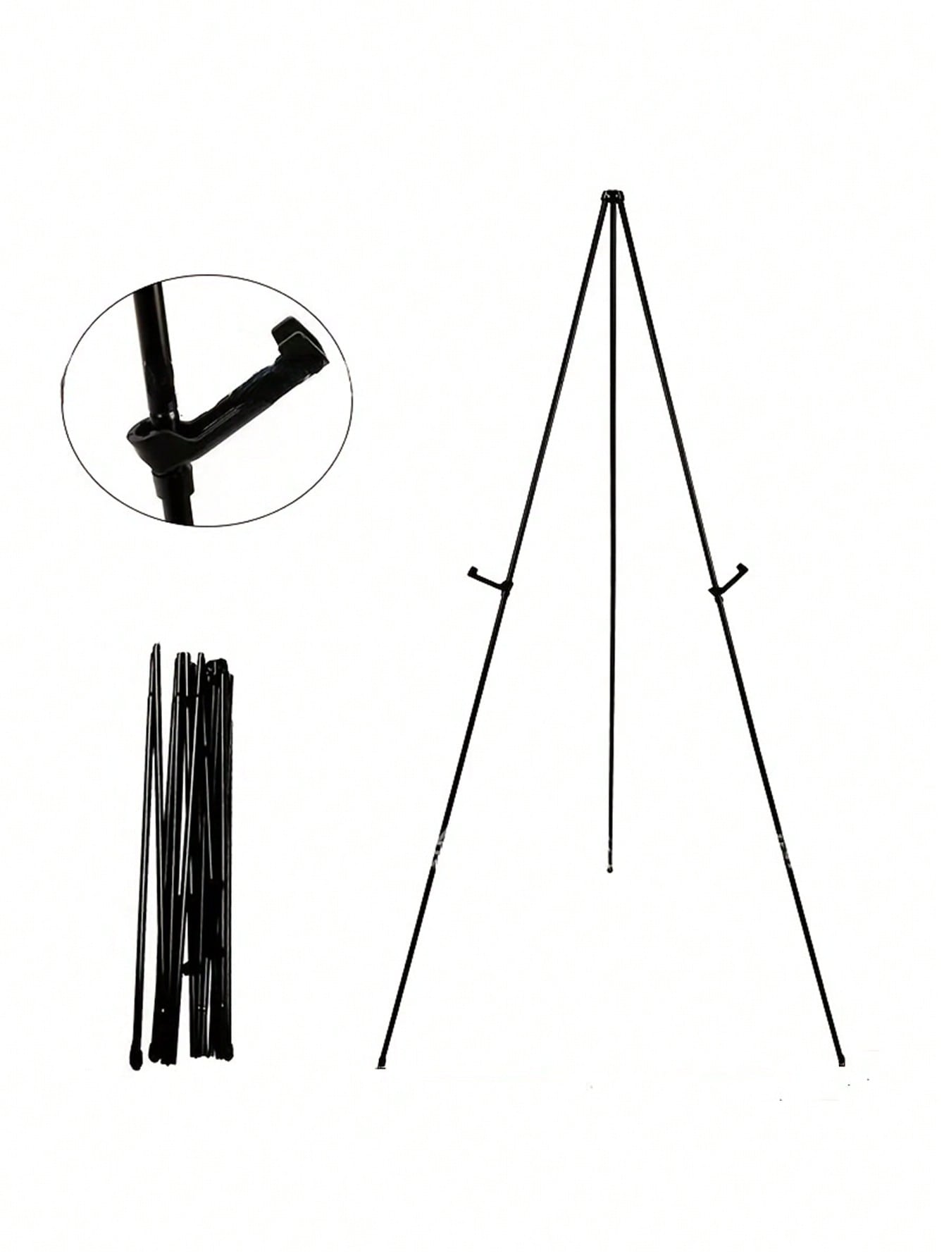 Bview Art High Steel Easy Folding Display Easel - Quick Set-Up ...