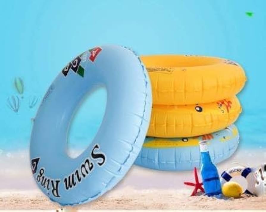 Kids' Inflatable Swimming Ring | Safe & Fun Pool Float for Kids & Adults