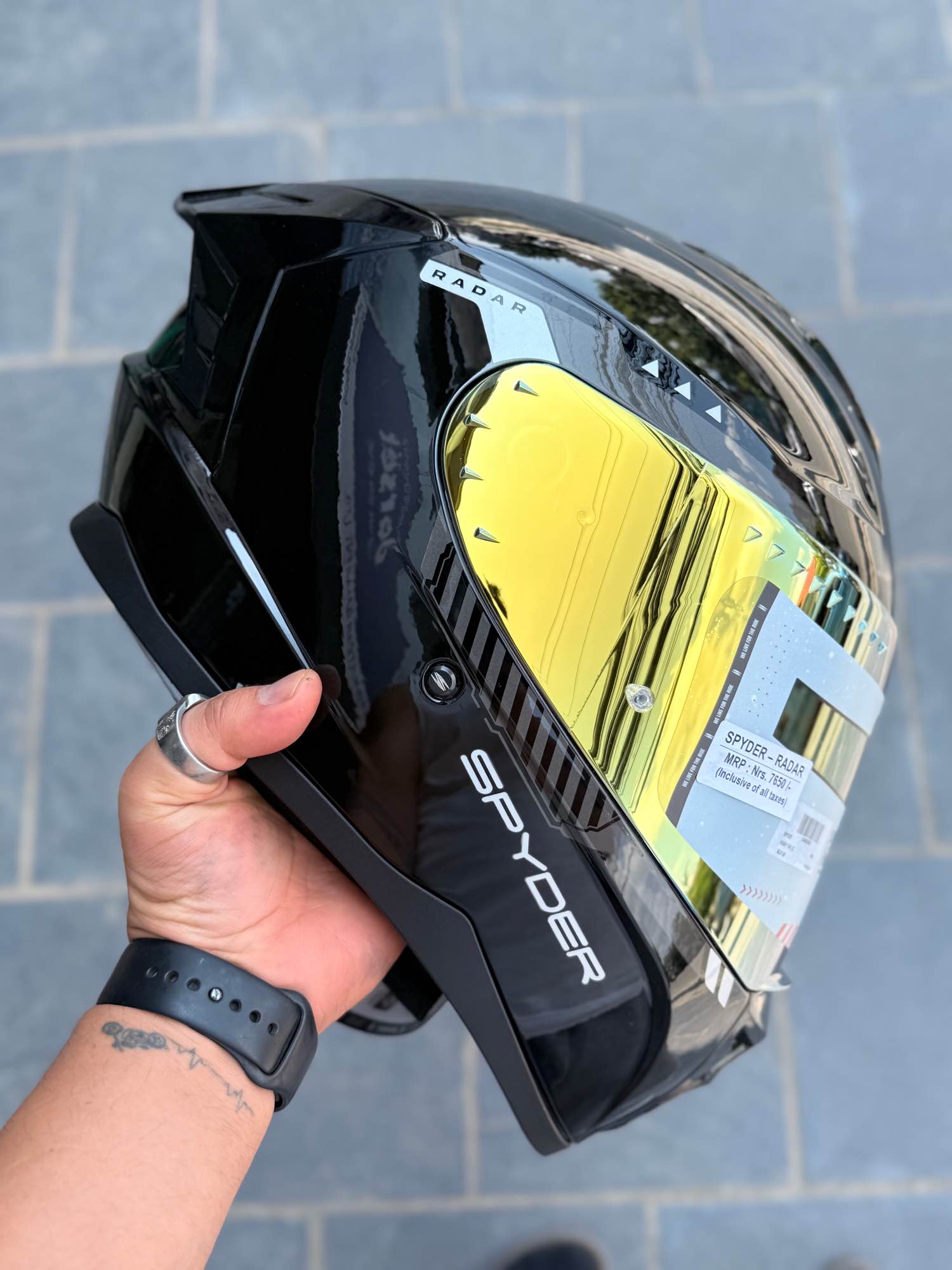 Radar Latest Spyder Helmet Radar Spyder Helmet Red Spyder Helmet