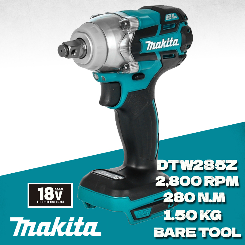 MAKITA DTW285Z Cordless Impact Wrench 18V Brushless Motor High Torque 280N.m 1 2 Socket Rechargeable Electric Wrench DTW285 Daraz .np