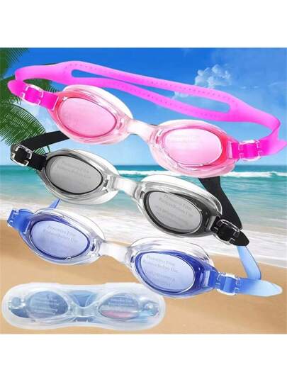 Swimming Goggles for Adults | Comfortable Silicone Fit | Eye Protection Swimming Glasses