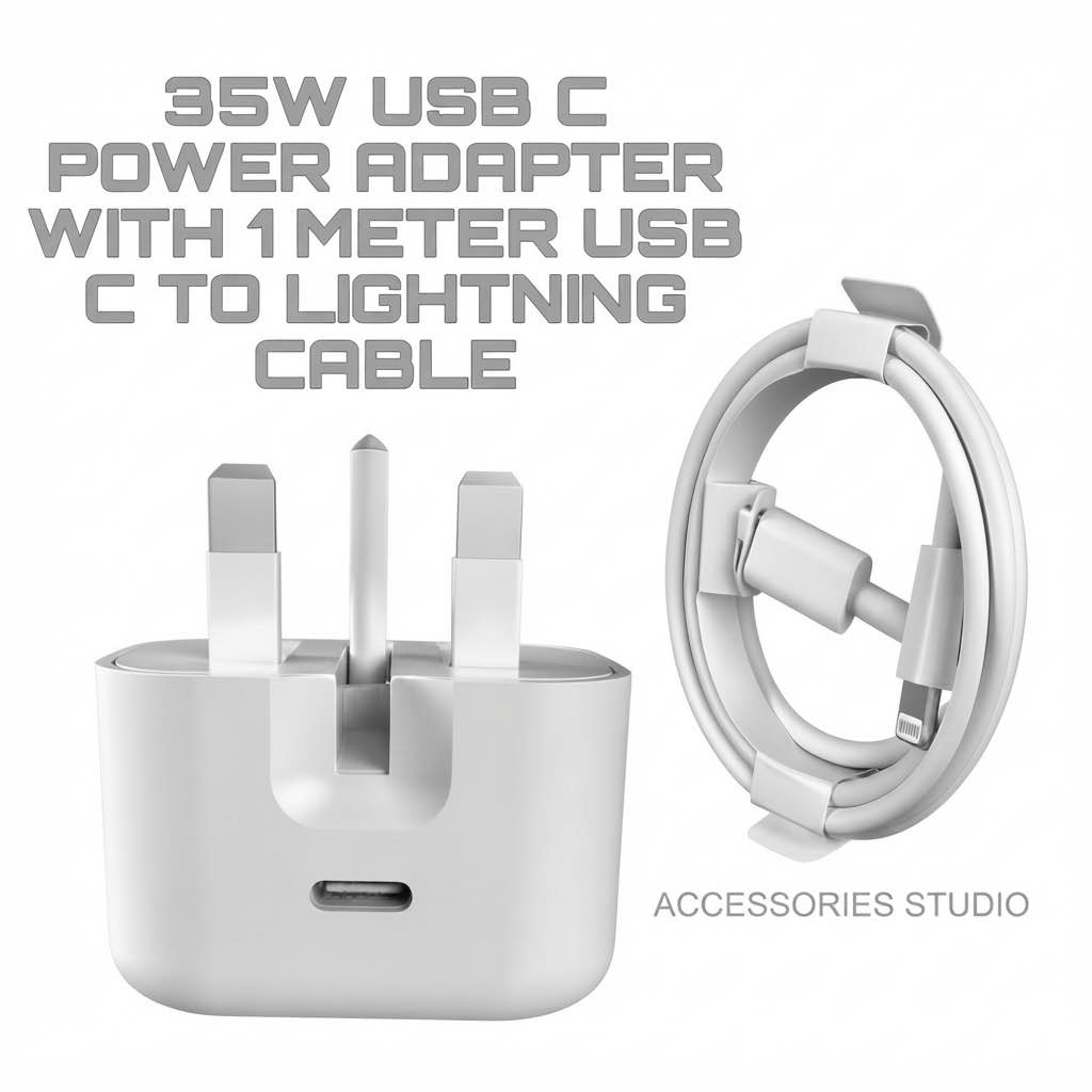 I-phone Charger Folding 25 Watt/35 Watt Power Adapter With USB-C To Lightning Cable For I-phone X To 14 Pro Max