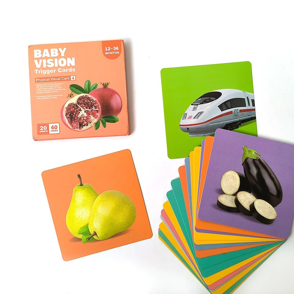 0-36 month visual simulation flash cards, Black & White Flash Cards ...