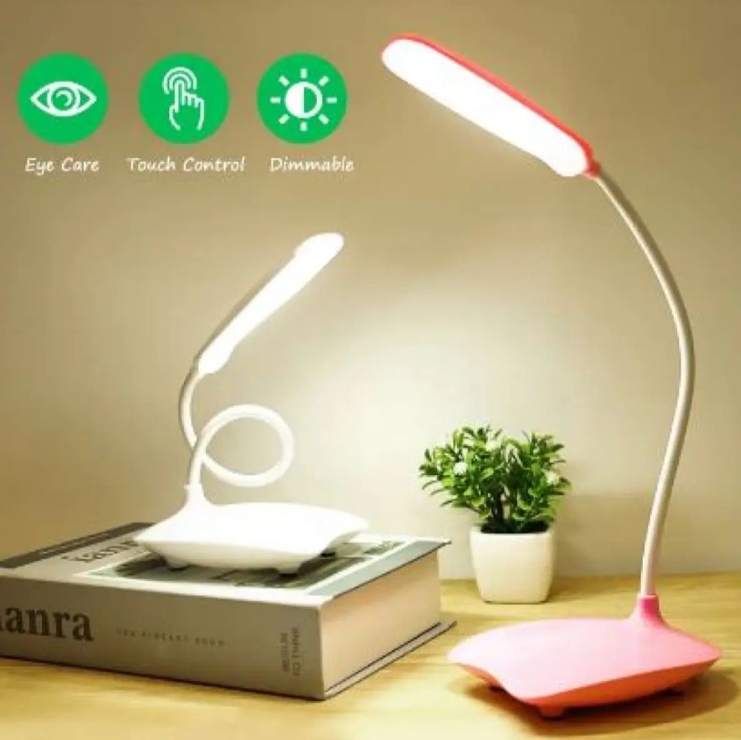 Dimmable led desk lamp with store touch control