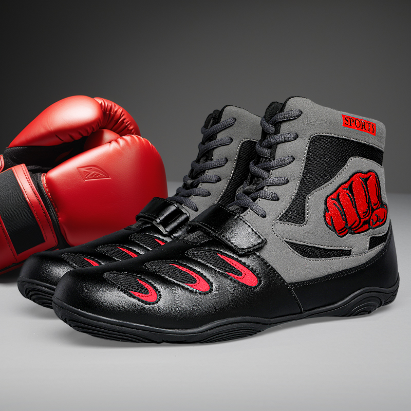 Wrestling Shoes – High Traction Wrestling Shoes for Men, Women, Youth & Kids - Durable Shoes for Wrestling, Boxing, Weightliftin