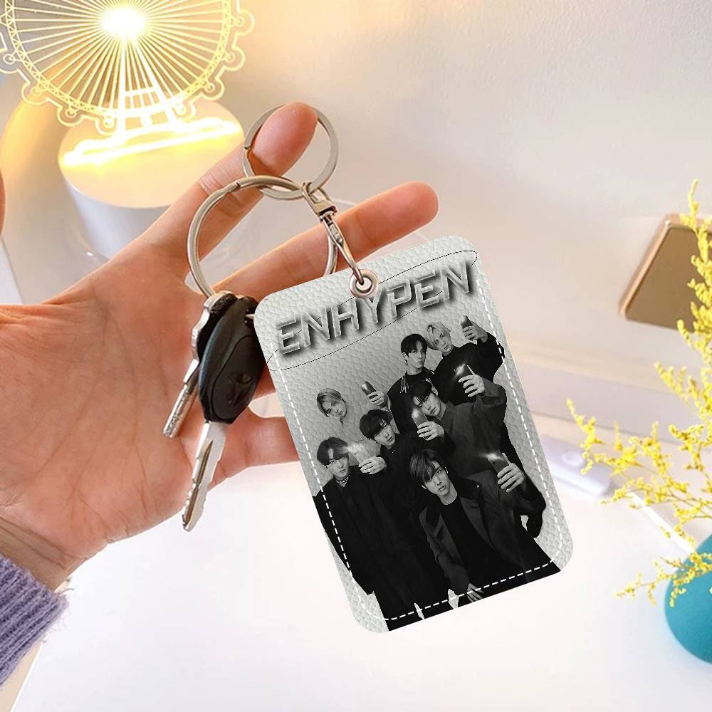 Man E-ENHYPEN-S Card Holders Student ID Card Protective Cover