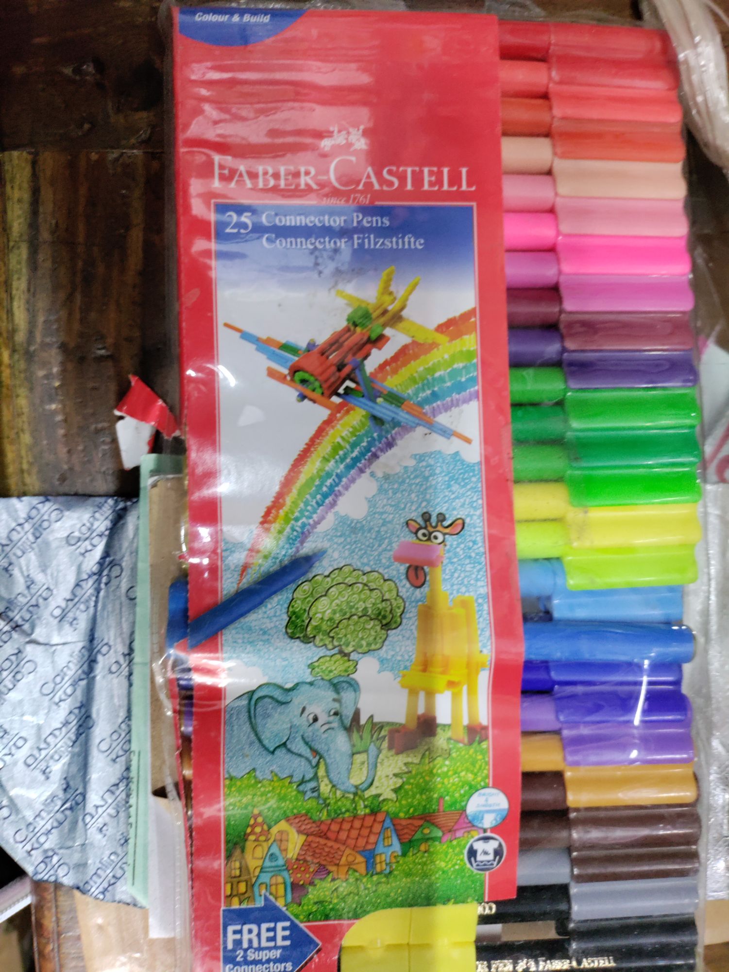 Faber-Castell Connector Pen Set - Pack of 25 (Assorted) - SBC Store