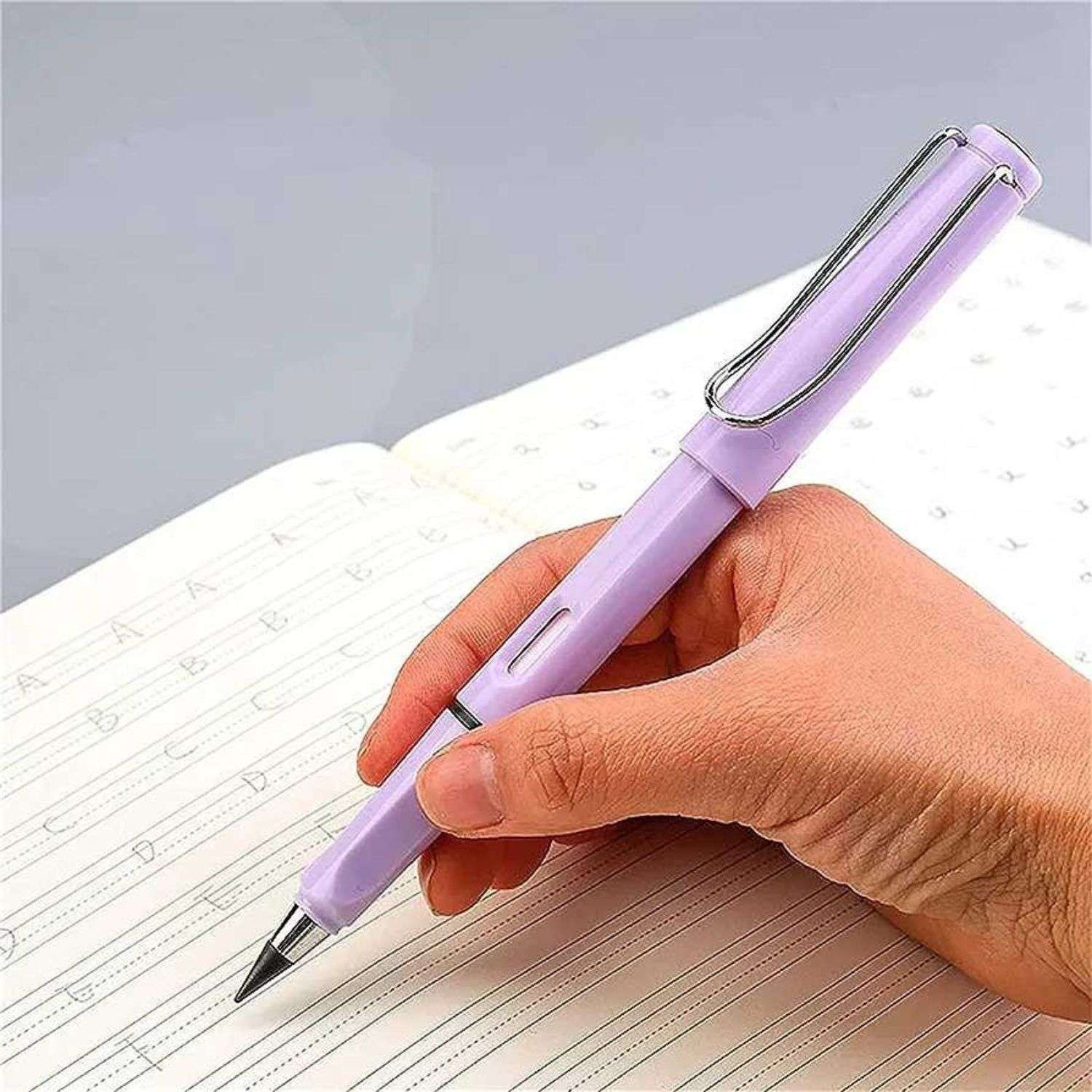 1pc Infinity Pencil No Sharpening Eternity Writing Pen Kawaii Unlimited Pens  Art Supplies Stationery With Replaceable Eraser