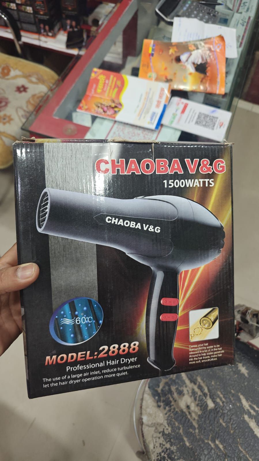 Salon Hair Chaoba 2888 Hair Dryer Plastic CHAOBA Hair Dryer 2888