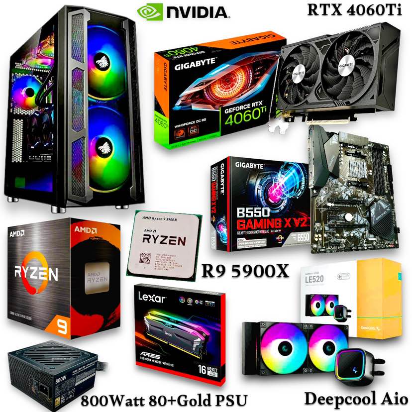 PCパーツ Ryzen 5900X Ryzen 9 5900x + RTX 3070 - SERIOUS PC Build 2021 • Epic Game