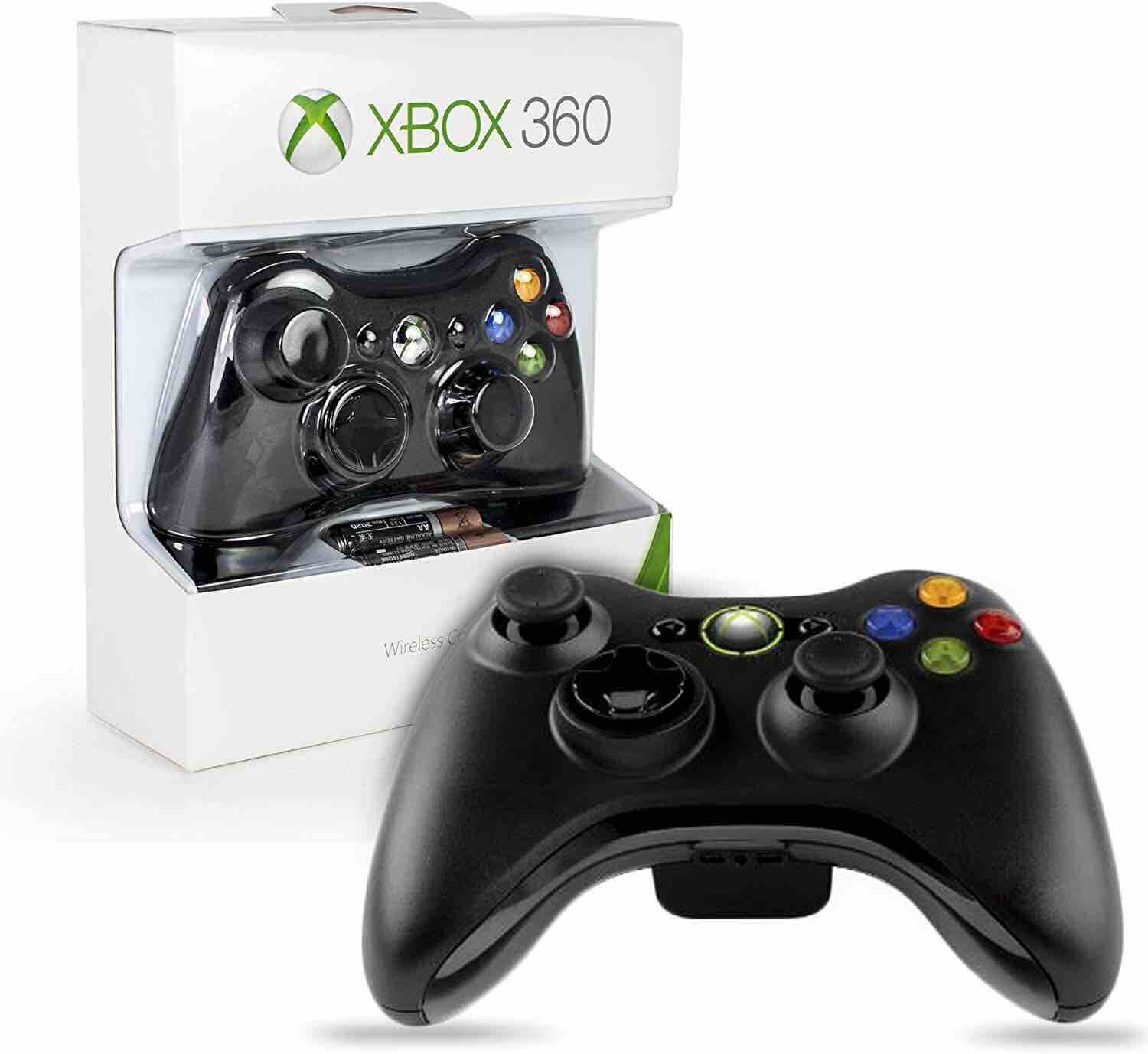 Купить джойстик для xbox 360. Джойстик Xbox 360 Wireless. Геймпад Xbox 360 беспроводной оригинал. Геймпад Xbox 360 беспроводной черный. Xbox 360 + 2 геймпада + коробка.