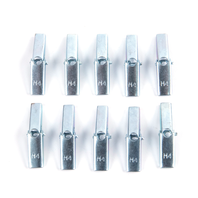 2-10pcs/pack Metal Spring Toggle Anchor M4-M10 Plasterboard Hollow Wall ...