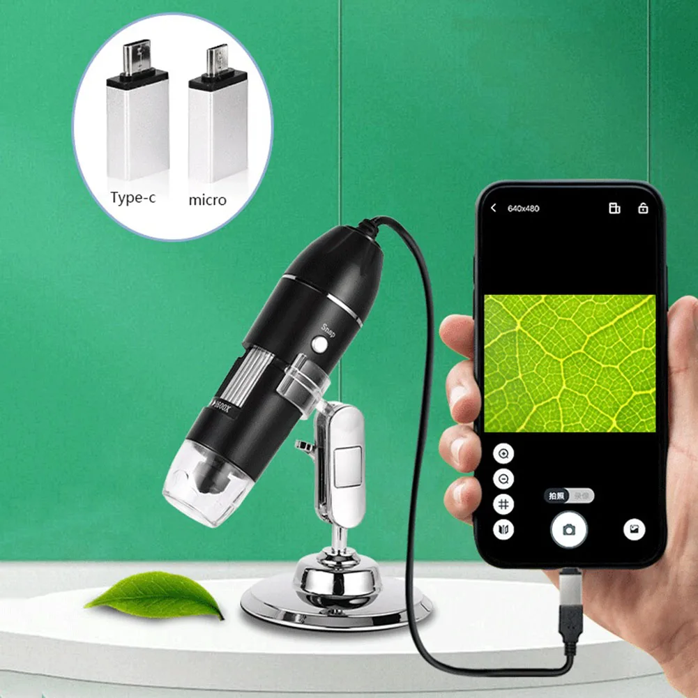 500X/1000X/1600X Portable Digital Microscope HD USB Industrial