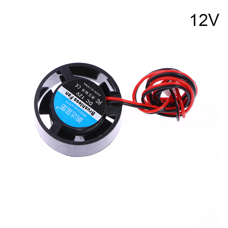Mini 2510 25*10MM DC 5V 9V 12V 24V Round 2-Pin Cooler Brushless Chipset ...