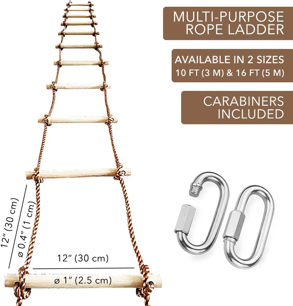 Sensory Swing For Kids Sparkle Race Wooden Rope Ladder For Kids ...