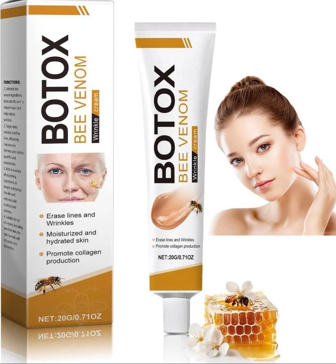 Botox Bee Venom Cream Anti-Aging Face Moisturizer | Wrinkle Removal, Firming & Lifting Cream | Deep Hydration & Skin Recovery | Suitable for All Skin Types (1pc)