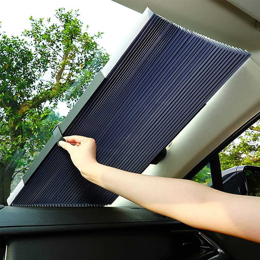 Aazon.co: Car Windshield Sun Shade,Nano 5-Layer Foldable Car Shade Ubrella,Universal Portable
