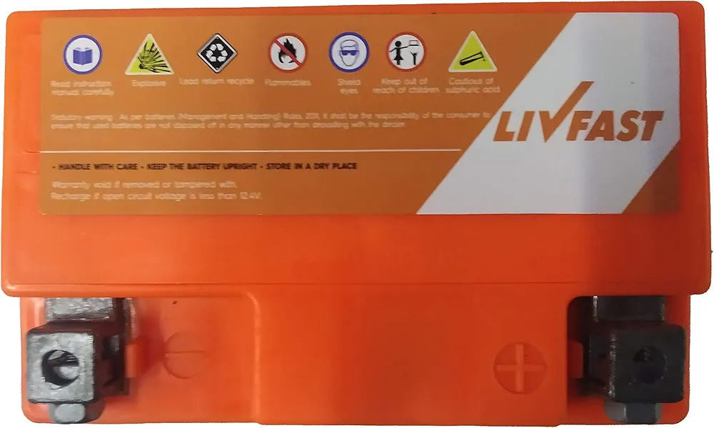 Ah Small Size Livfast Duro Moto LFDZTZ4HH Motorcycle Battery