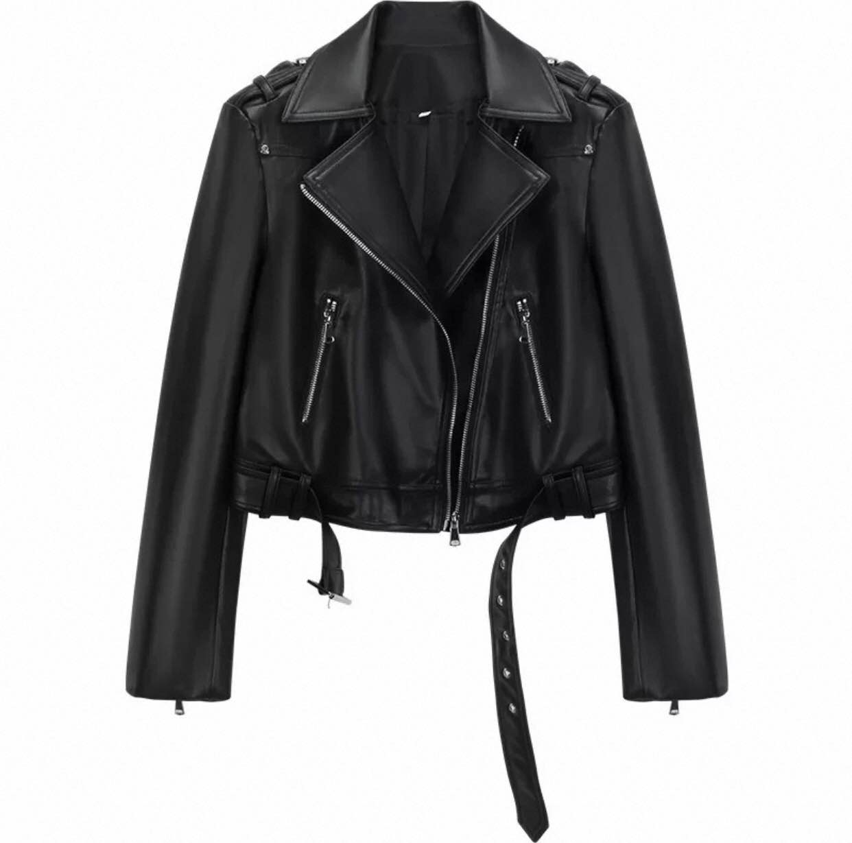 New Summer Special Pu leather Croup Free Size Jacket for Women