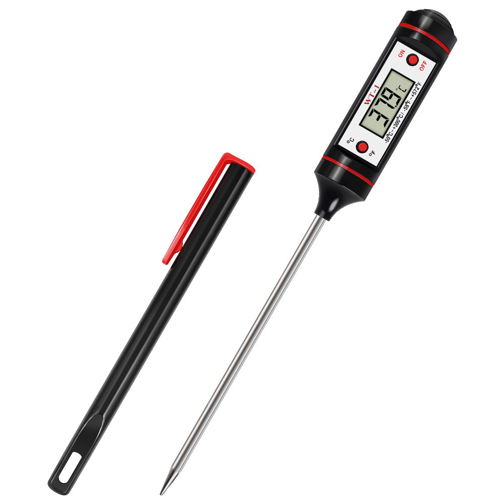 Digital Food Thermometer Electronic Kitchen Food Temperature Meter Oven ...
