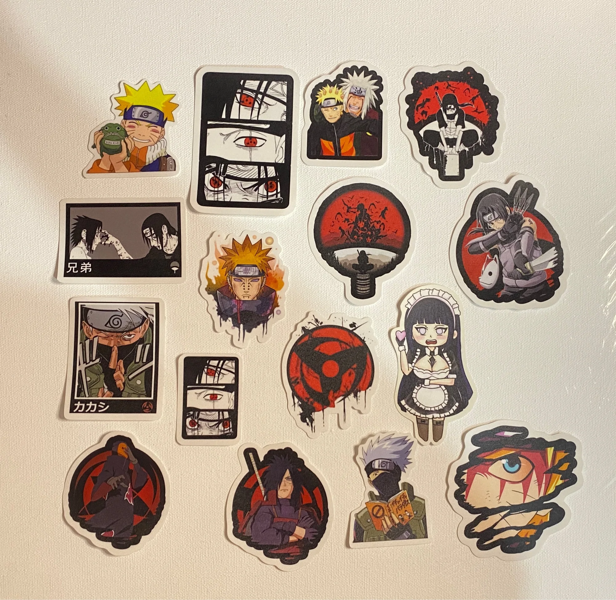 Naruto Anime Stickers/ Anime Manga Stickers for Guitar Laptop Wall and  Notebooks