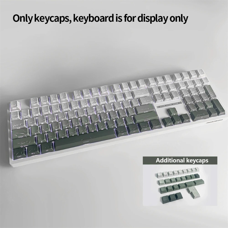 Contour 4.0 Side Engraved Keycap PBT Translucent 97 Key Gaming ...