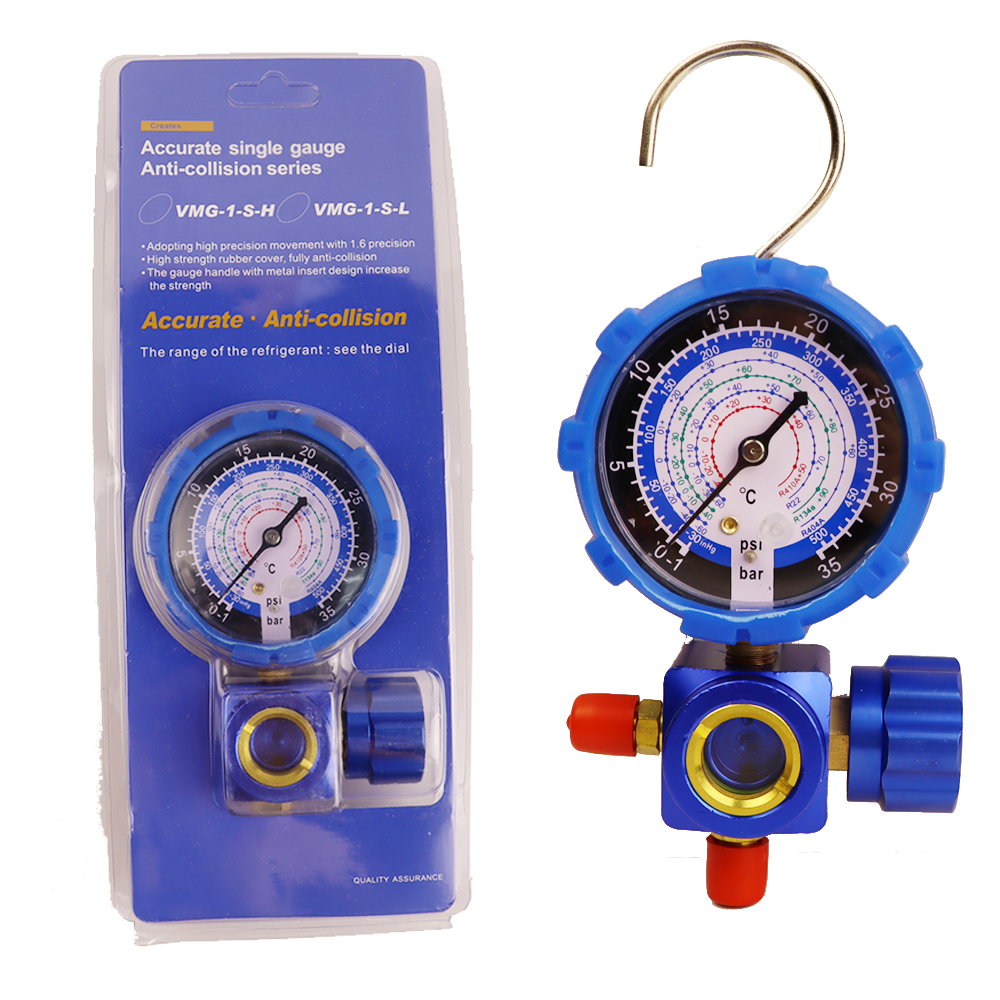 HOT Air Condition Manifold Gauge For R22/R410A/R134A/R404A High & Low - View #11