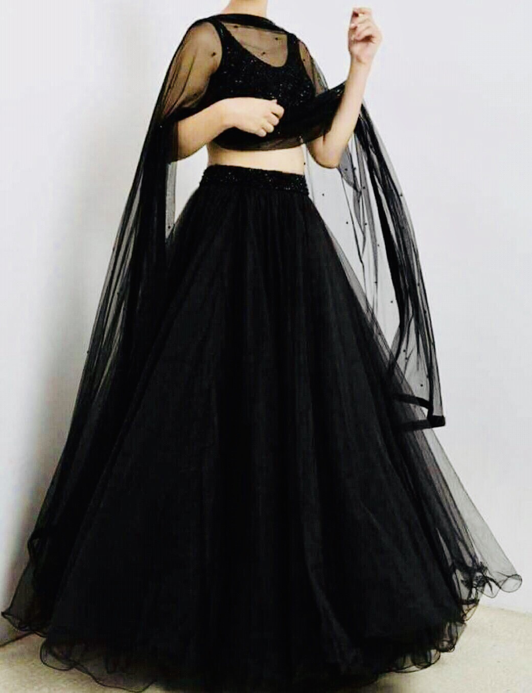 New Party Wear Lehenga Designs with Black Color – tapee.in