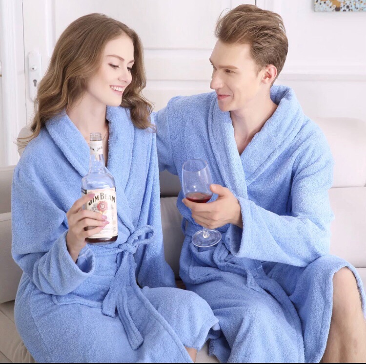 Unisex Combo Of 2 Unisex Bathrobe - Pack Of 2 Multi Function Men And Women Bath Robe In Bath Gown Night Dress