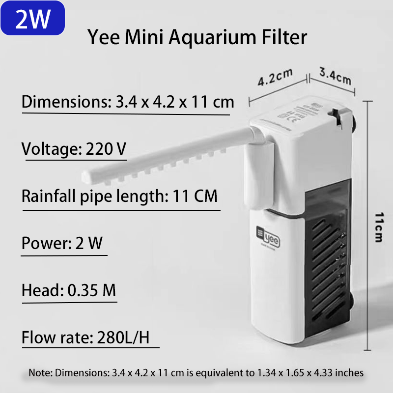 Photo inspiration: Silent 5W Aquarium Fish Tank Filters 6 In 1 Water Photo Inspiration