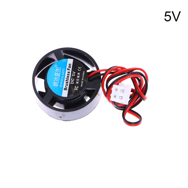 Mini 2510 25*10MM DC 5V 9V 12V 24V Round 2-Pin Cooler Brushless Chipset ...