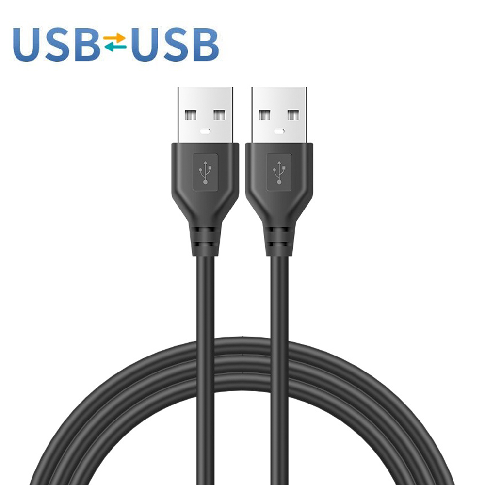 Double USB Computer Extension Cable USB 2.0 Type A Male to A Male Cable ...