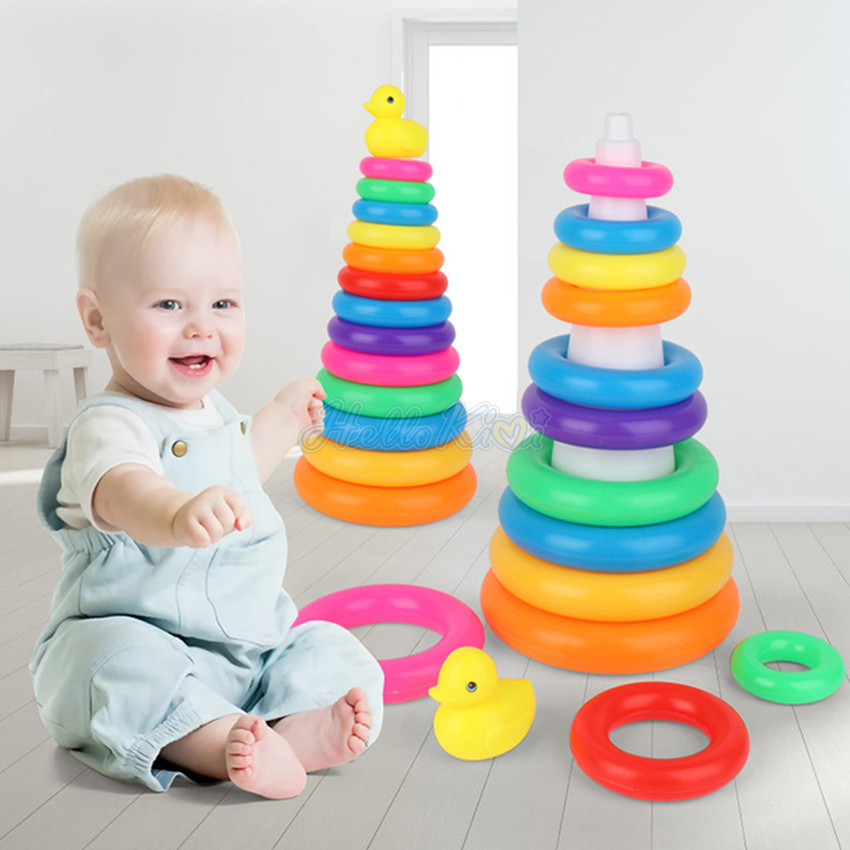 Color Ring Tower Baby | Colorful Rainbow Tower | Educational Toy for Toddlers